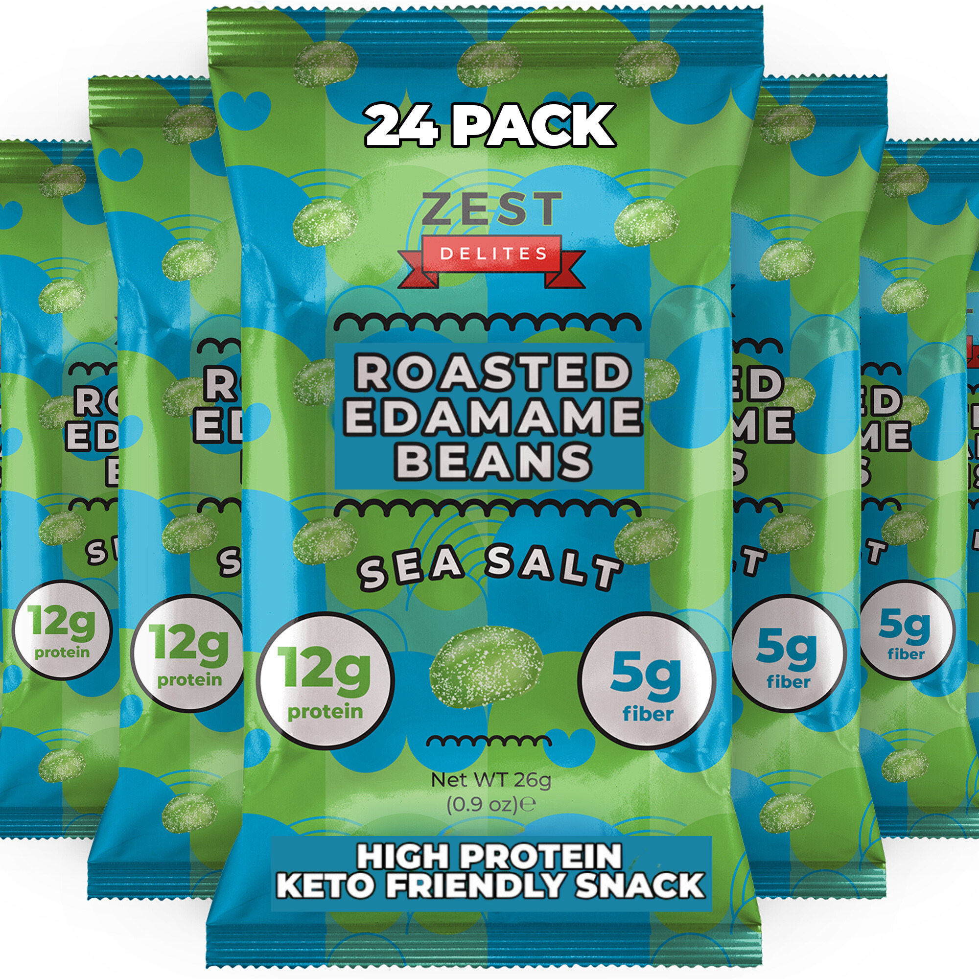 Geröstete Edamame-Bohnen