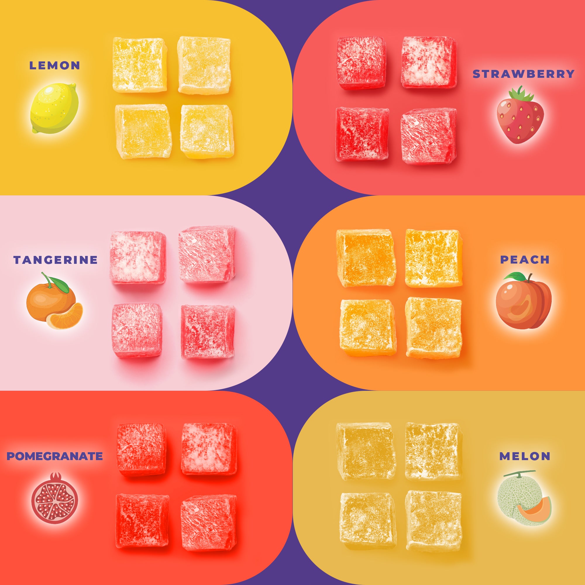 Turkish Delights Candy - 8,8 oz Lokum