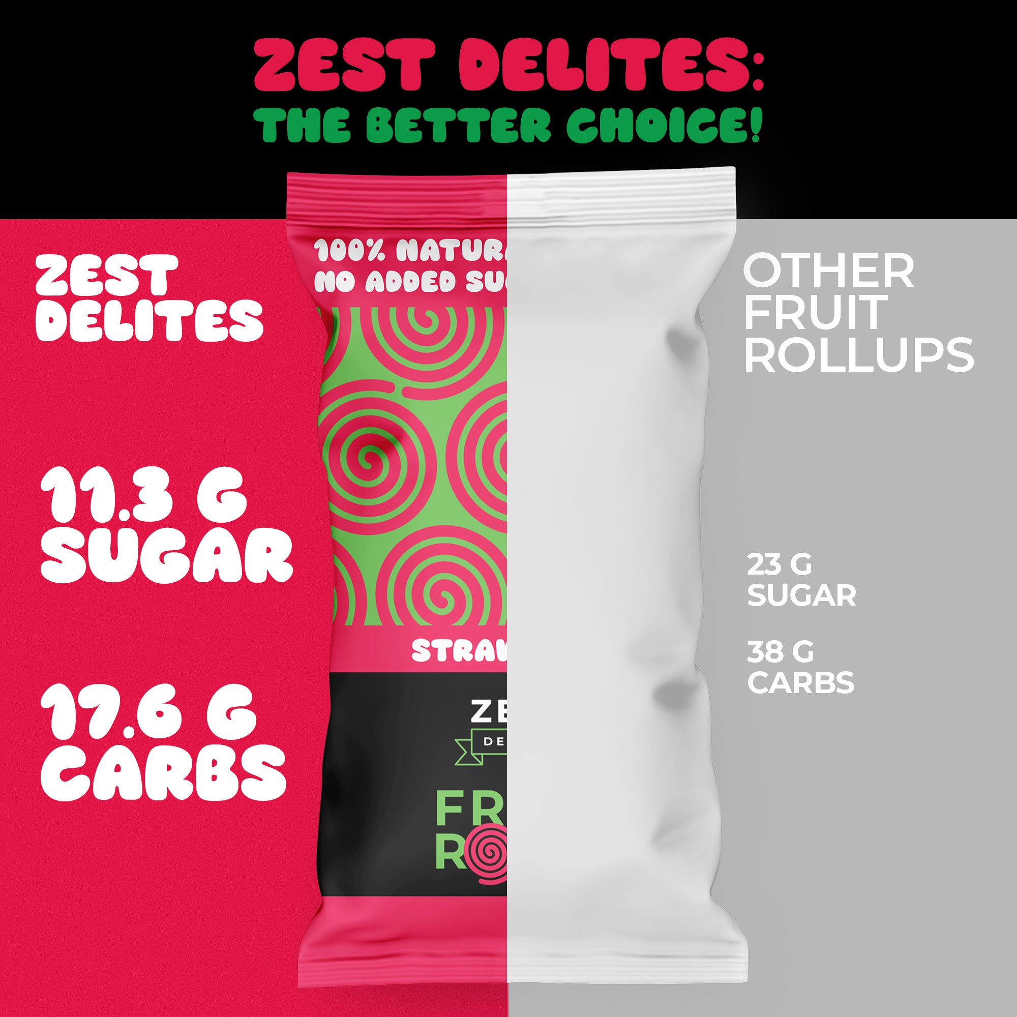 Fruchtrollen Erdbeere - 10er Pack