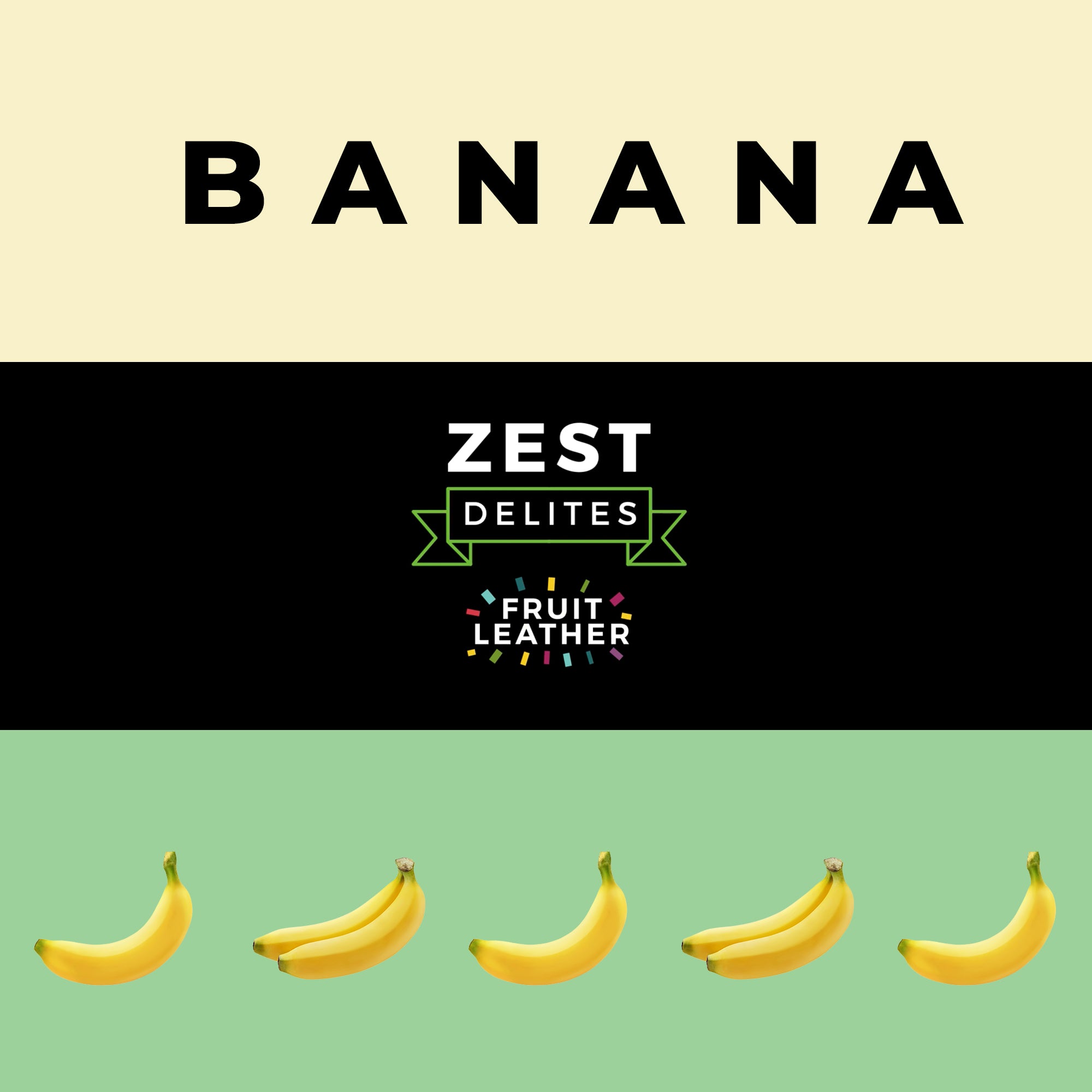 Fruchtleder-Banane, 10er-Pack