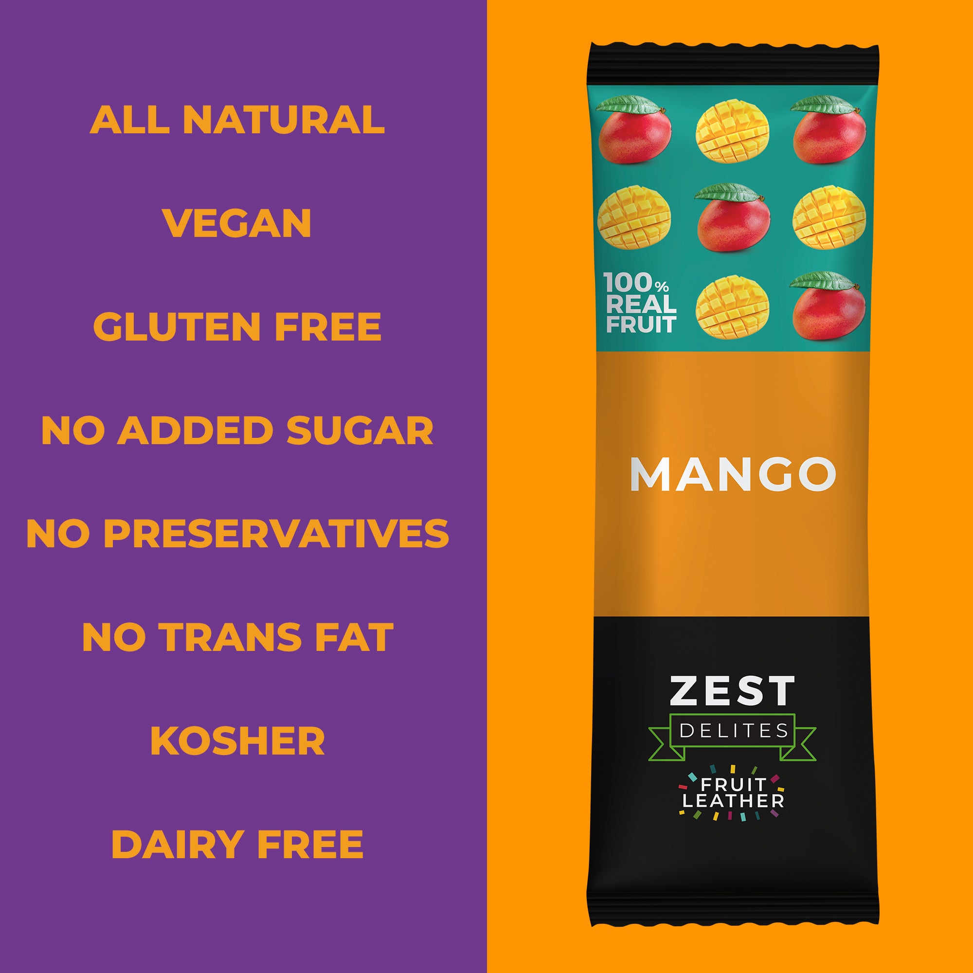 Fruchtleder Mango 10er Pack