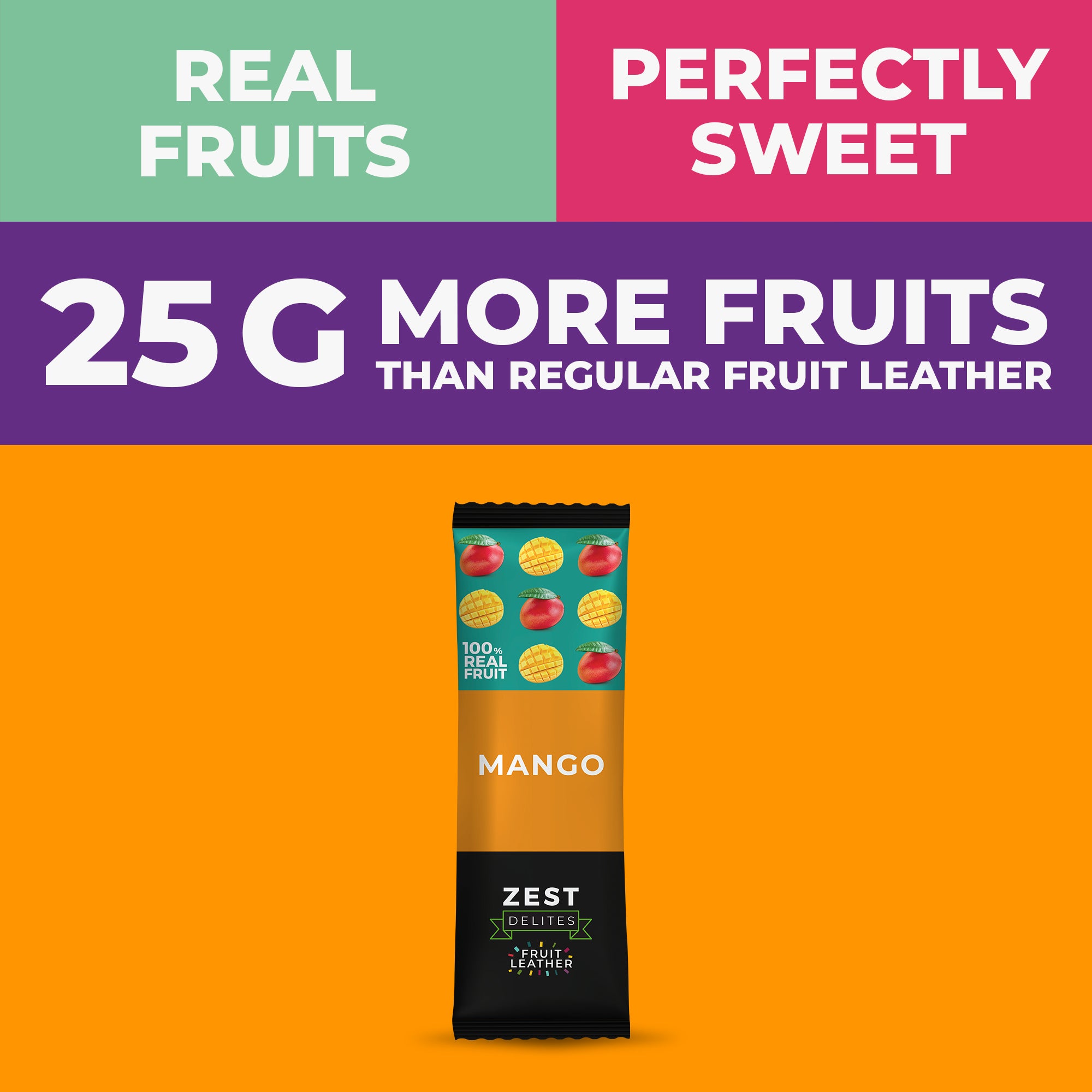 Fruchtleder Mango 10er Pack