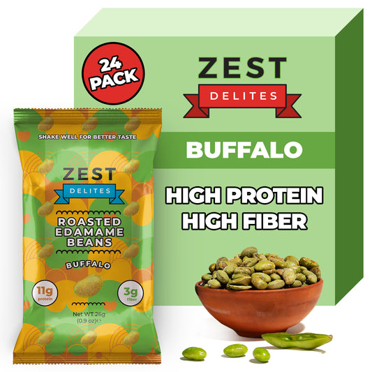 Crunchy Dry Roasted Edamame Beans Snack Buffalo