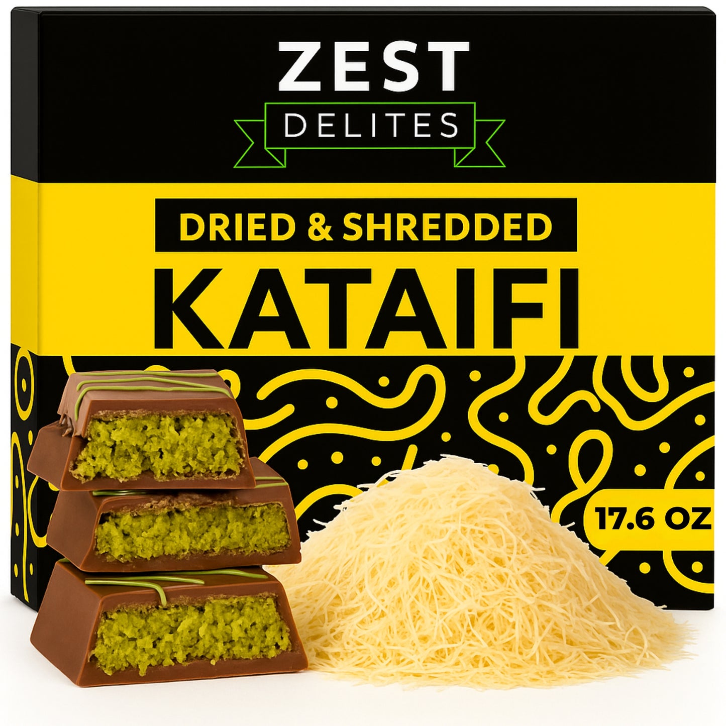 Kataifi Shredded Fillo Dough-3.53 OZ