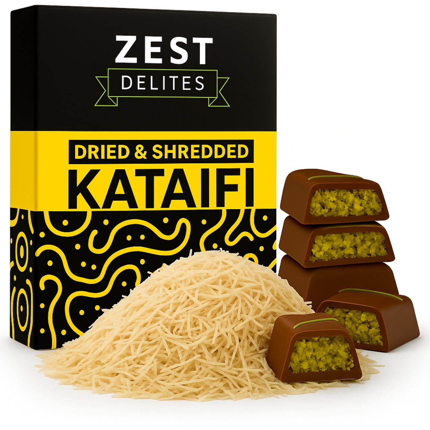 Kataifi Shredded Fillo Dough-3.53 OZ