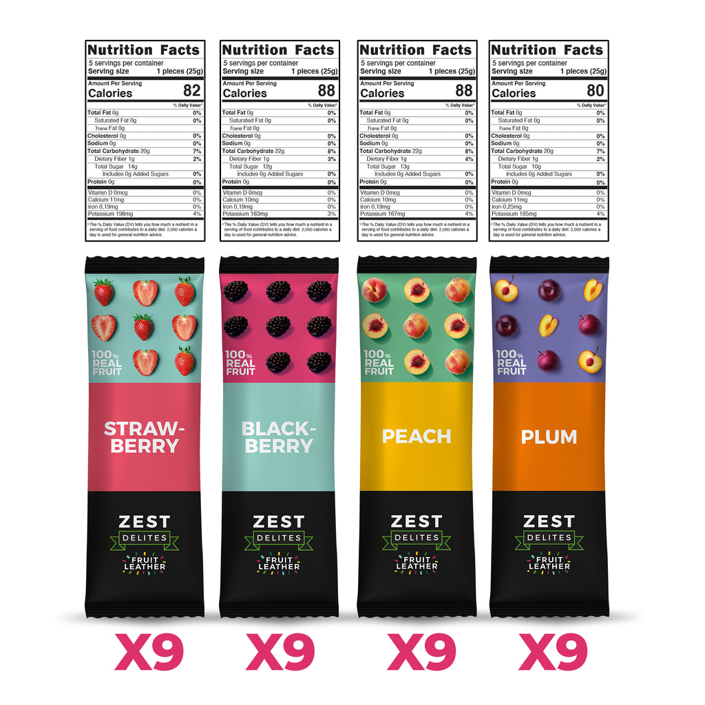 Fruchtleder - 36er-Pack 